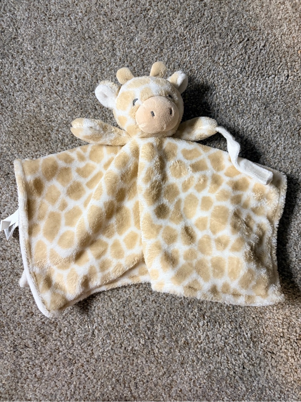 Carter's Giraffe Plush Lovey in Tan and Cream